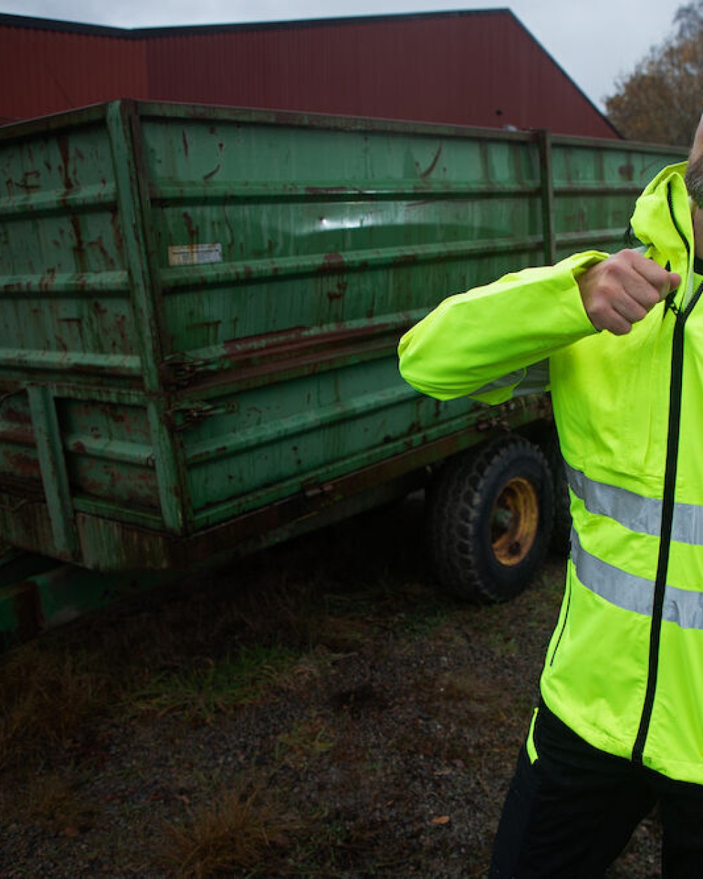 PROJOB 6450 REGENJACKE EN ISO 20471 KLASSE 3 Softshells personalisierbar