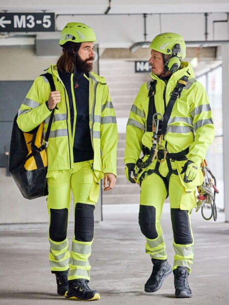 Softshells à personnaliser PROJOB 6450 VESTE SOFTSHELL CAPUCHE - EN ISO 20471 CLASSE 3/2 - EN343 3/3/X 