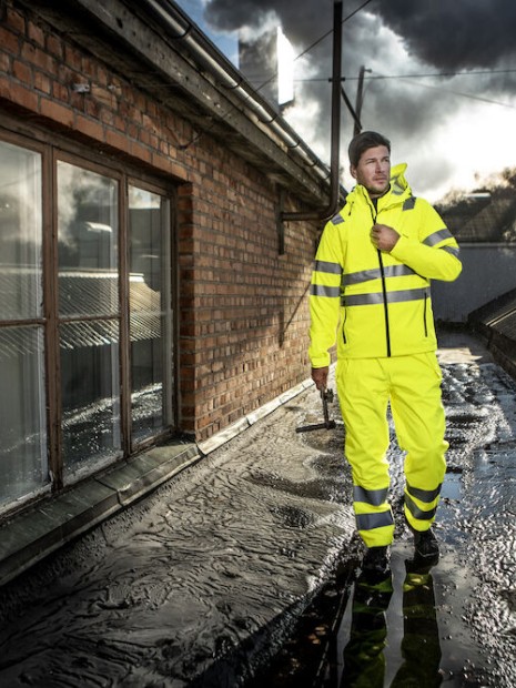 Softshells à personnaliser PROJOB 6450 VESTE SOFTSHELL CAPUCHE - EN ISO 20471 CLASSE 3/2 - EN343 3/3/X 