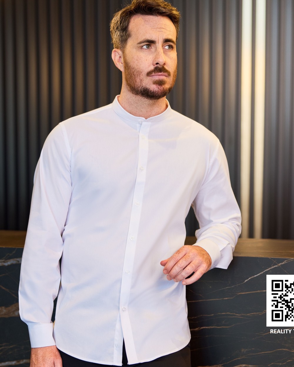Chemises personnalisable VELILLA CHEMISE HOMME COL MAO