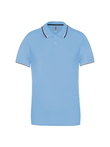 KARIBAN Polo maille piquée manches courtes homme /api/colors/00ee919a-c2a6-4823-aa2d-391cb4cf25a5 personnalisable