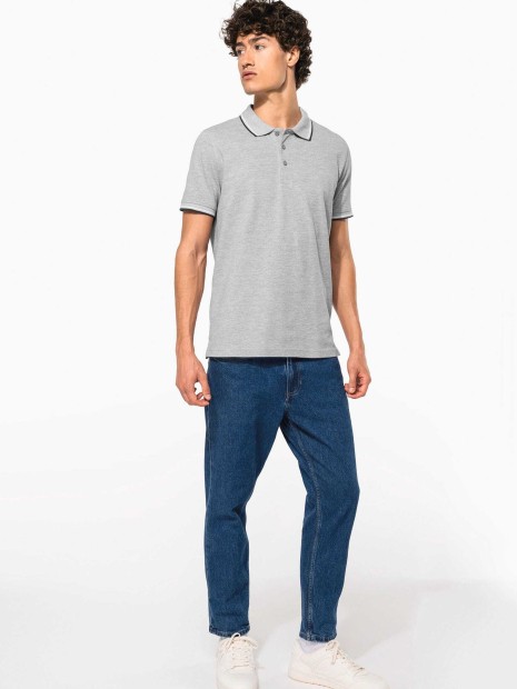 Polos à personnaliser KARIBAN Polo maille piquée manches courtes homme 