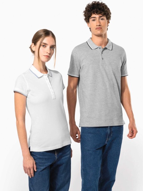Polos à personnaliser KARIBAN Polo maille piquée manches courtes homme 