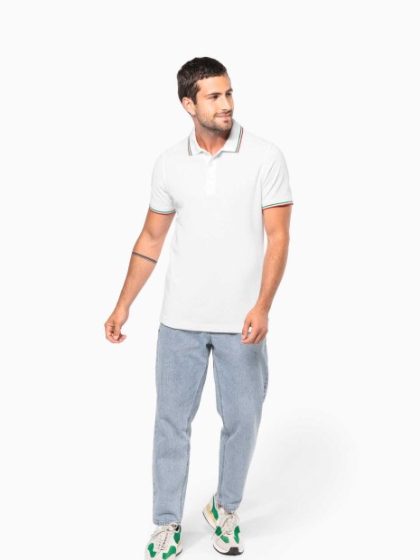 Polos à personnaliser KARIBAN Polo maille piquée manches courtes homme 