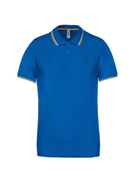 KARIBAN Polo maille piquée manches courtes homme /api/colors/920faae0-2264-48d8-963b-8c8bc5c54cef personnalisable