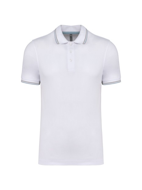 KARIBAN Polo maille piquée manches courtes homme /api/colors/0253fadf-707b-4e71-af4c-660cbeb30029 personnalisable