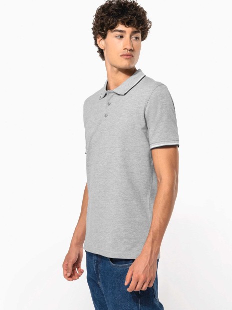 Polos à personnaliser KARIBAN Polo maille piquée manches courtes homme 