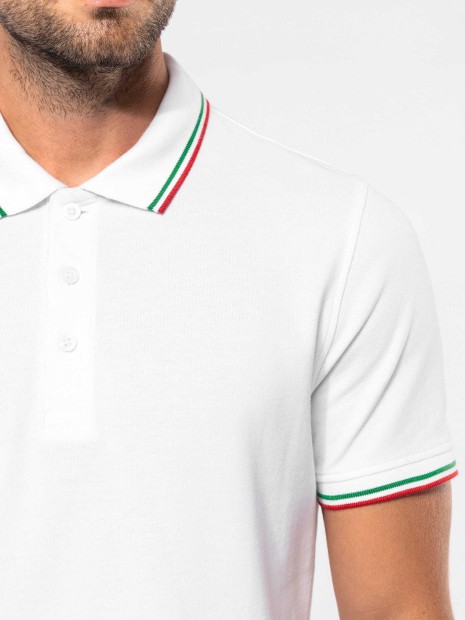 Polos à personnaliser KARIBAN Polo maille piquée manches courtes homme 