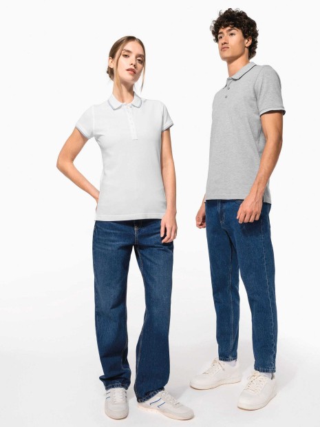 Polos à personnaliser KARIBAN Polo maille piquée manches courtes homme 