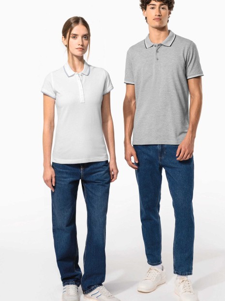 Polos à personnaliser KARIBAN Polo maille piquée manches courtes homme 