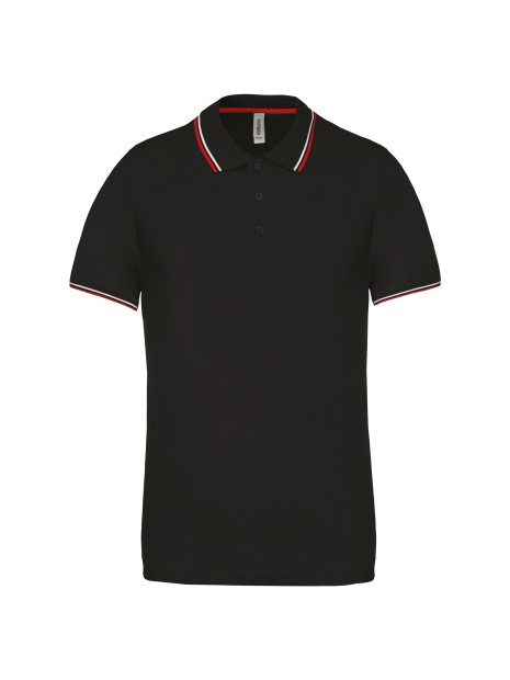 KARIBAN Polo maille piquée manches courtes homme /api/colors/6115d0d1-a158-4f42-92d3-ca9df3b58b8d personnalisable