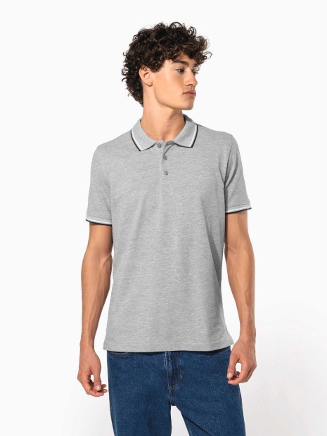 Polos à personnaliser KARIBAN Polo maille piquée manches courtes homme 