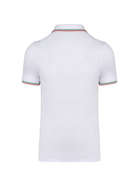 KARIBAN Polo maille piquée manches courtes homme /api/colors/d80c32a1-aa0d-40bc-9a22-516132094971 personnalisable