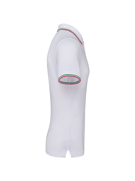 KARIBAN Polo maille piquée manches courtes homme /api/colors/d80c32a1-aa0d-40bc-9a22-516132094971 personnalisable