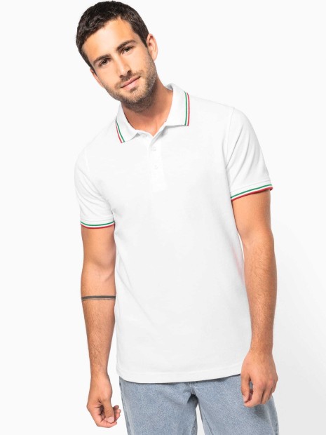 Polos à personnaliser KARIBAN Polo maille piquée manches courtes homme 