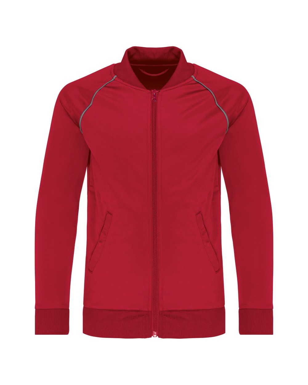 PROACT Trainingsjacke mit Reißverschluss und Paspel für Kinder Sweatshirts personalisierbar