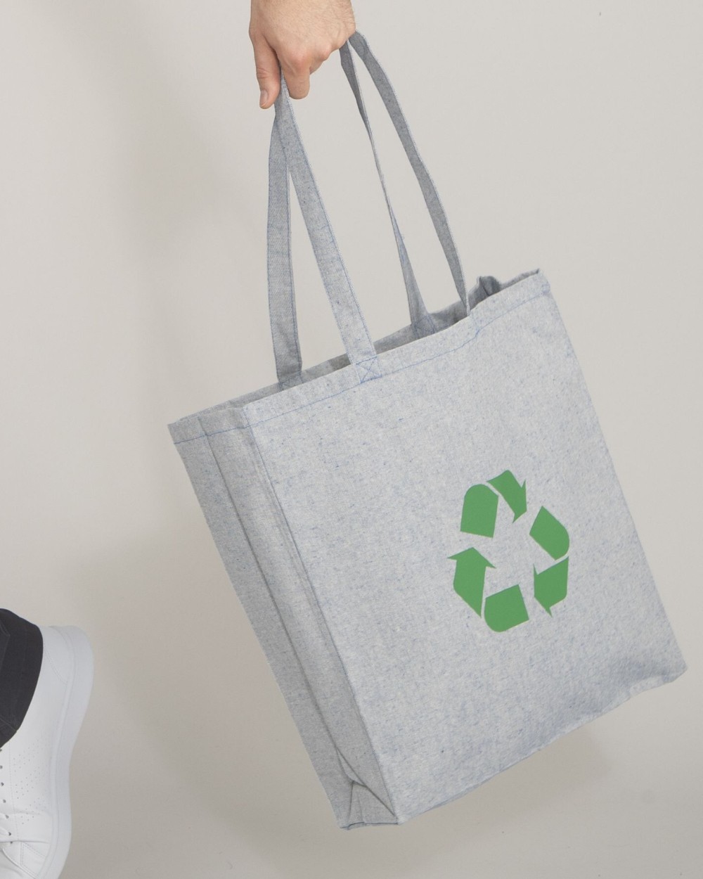 Tote bags NEWGEN RECYCLED TOTE BAG WITH GUSSET voor bedrukking &amp; borduring