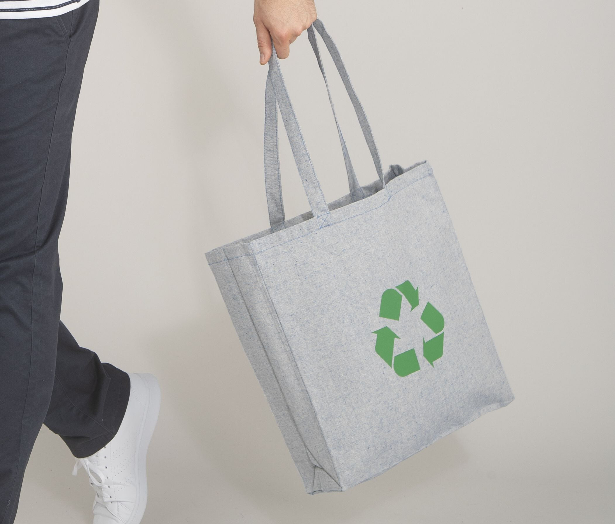 Tote bags NEWGEN RECYCLED TOTE BAG WITH GUSSET voor bedrukking &amp; borduring