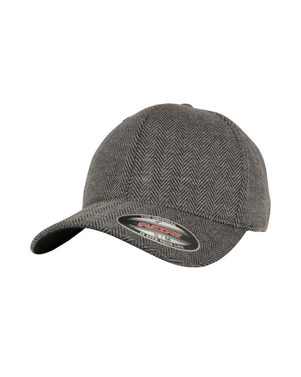 FLEXFIT HERRINGBONE MELANGE FLEXFIT CAP Kappen personalisierbar