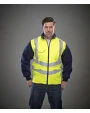 Jassen YOKO Hi-Vis Chevron Quilted Jacket voor bedrukking &amp; borduring