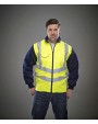 Jassen YOKO Hi-Vis Chevron Quilted Jacket voor bedrukking &amp; borduring