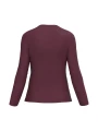 KARIBAN T-shirt col V manches longues femme /api/colors/3f4410b9-f80f-412a-9aa8-9260cc84003d personnalisable