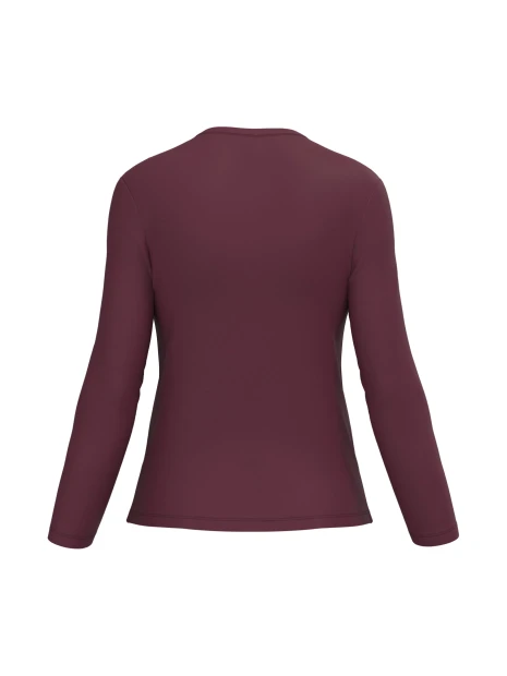 KARIBAN T-shirt col V manches longues femme /api/colors/3f4410b9-f80f-412a-9aa8-9260cc84003d personnalisable