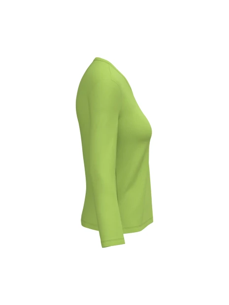 KARIBAN T-shirt col V manches longues femme /api/colors/8facb4b8-f974-4489-9f35-f89e0fd34bf7 personnalisable