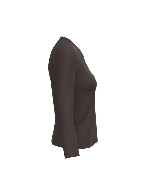 KARIBAN T-shirt col V manches longues femme /api/colors/b1e9730e-2307-4dc6-a97e-0dcccdb1ecfa personnalisable