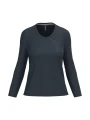 KARIBAN T-shirt col V manches longues femme /api/colors/b68891a9-1d28-4f7a-8deb-775c45027afd personnalisable