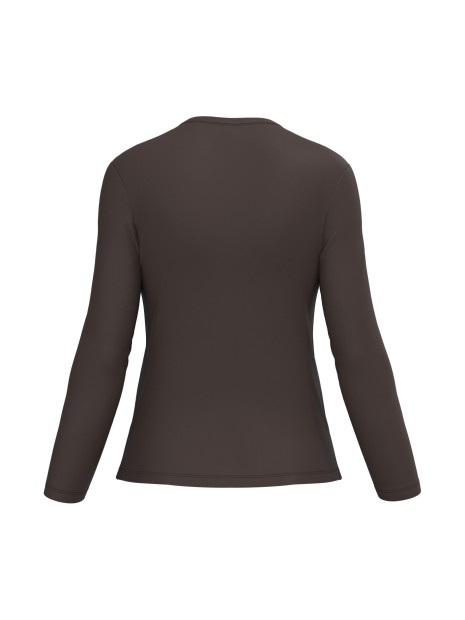 KARIBAN T-shirt col V manches longues femme /api/colors/b1e9730e-2307-4dc6-a97e-0dcccdb1ecfa personnalisable