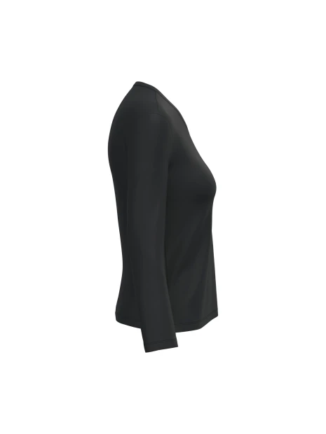 KARIBAN T-shirt col V manches longues femme /api/colors/b9fdad4a-5e94-45cb-8c03-c08b349b28c3 personnalisable