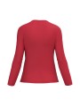 KARIBAN T-shirt col V manches longues femme /api/colors/c953313a-9c9d-493b-934e-ddcf8fada2ae personnalisable