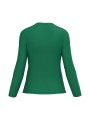 KARIBAN T-shirt col V manches longues femme /api/colors/8e228bbe-4407-4cbc-b57b-e0b7f7e9d211 personnalisable