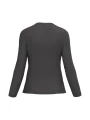 KARIBAN T-shirt col V manches longues femme /api/colors/3664e9be-231a-44a8-bacd-707b001b474c personnalisable