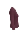 KARIBAN T-shirt col V manches longues femme /api/colors/3f4410b9-f80f-412a-9aa8-9260cc84003d personnalisable