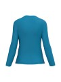 KARIBAN T-shirt col V manches longues femme /api/colors/3848809b-00f3-4a7f-8b57-fc0187a98ade personnalisable