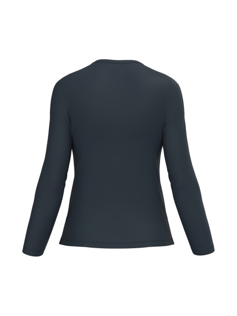 KARIBAN T-shirt col V manches longues femme /api/colors/b68891a9-1d28-4f7a-8deb-775c45027afd personnalisable