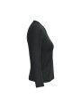 KARIBAN T-shirt col V manches longues femme /api/colors/b9fdad4a-5e94-45cb-8c03-c08b349b28c3 personnalisable
