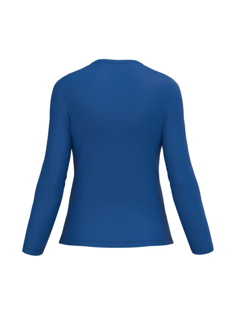 KARIBAN T-shirt col V manches longues femme /api/colors/cdd6ba31-692e-4c2e-b1b4-a3a4a50cf176 personnalisable