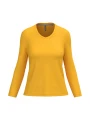 KARIBAN T-shirt col V manches longues femme /api/colors/ea0c172c-722e-46fc-acb7-2617a4097874 personnalisable