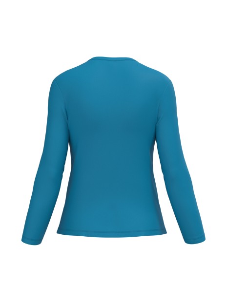 KARIBAN T-shirt col V manches longues femme /api/colors/3848809b-00f3-4a7f-8b57-fc0187a98ade personnalisable