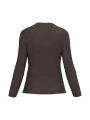 KARIBAN T-shirt col V manches longues femme /api/colors/b1e9730e-2307-4dc6-a97e-0dcccdb1ecfa personnalisable