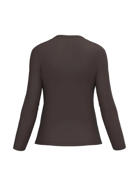KARIBAN T-shirt col V manches longues femme /api/colors/b1e9730e-2307-4dc6-a97e-0dcccdb1ecfa personnalisable