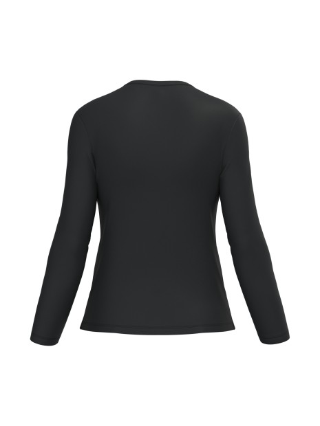 KARIBAN T-shirt col V manches longues femme /api/colors/b9fdad4a-5e94-45cb-8c03-c08b349b28c3 personnalisable