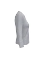 KARIBAN T-shirt col V manches longues femme /api/colors/a37ac46b-201c-43db-9085-8f3a99c04b1c personnalisable