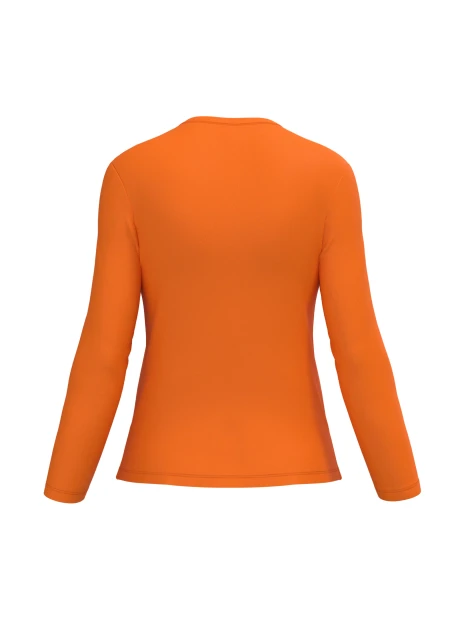 KARIBAN T-shirt col V manches longues femme /api/colors/d51260d5-b263-4200-988d-ee19f414959e personnalisable