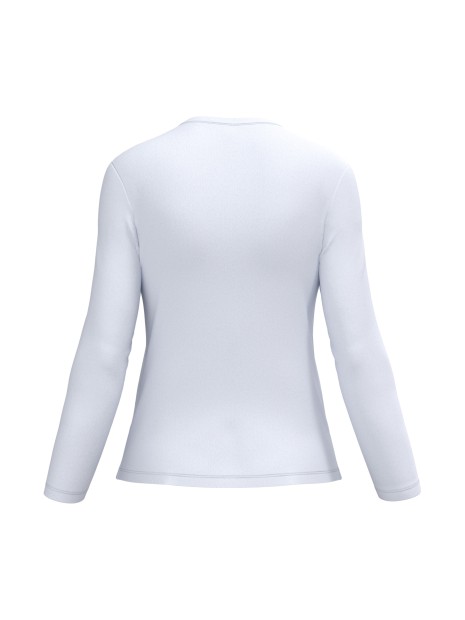 KARIBAN T-shirt col V manches longues femme /api/colors/7a92cd2d-10d2-40b4-928b-296bb7487506 personnalisable