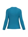 KARIBAN T-shirt col V manches longues femme /api/colors/3848809b-00f3-4a7f-8b57-fc0187a98ade personnalisable