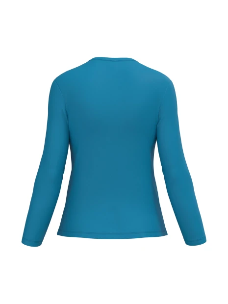 KARIBAN T-shirt col V manches longues femme /api/colors/3848809b-00f3-4a7f-8b57-fc0187a98ade personnalisable